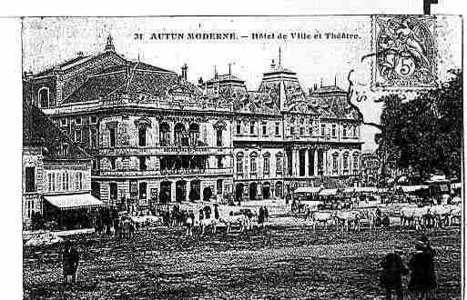 Ville de AUTUN Carte postale ancienne