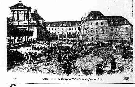 Ville de AUTUN Carte postale ancienne