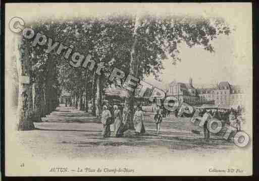 Ville de AUTUN Carte postale ancienne