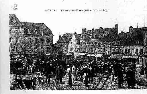 Ville de AUTUN Carte postale ancienne