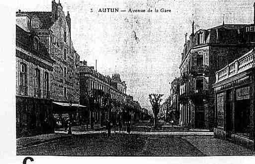 Ville de AUTUN Carte postale ancienne