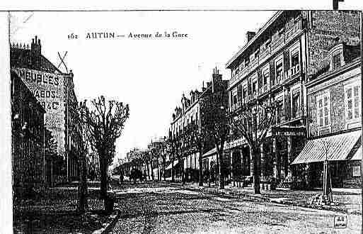 Ville de AUTUN Carte postale ancienne