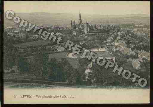 Ville de AUTUN Carte postale ancienne