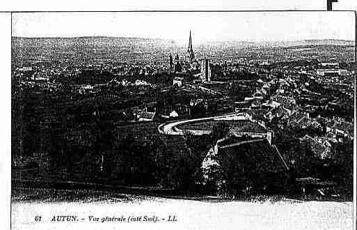 Ville de AUTUN Carte postale ancienne