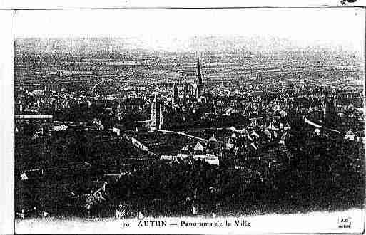 Ville de AUTUN Carte postale ancienne