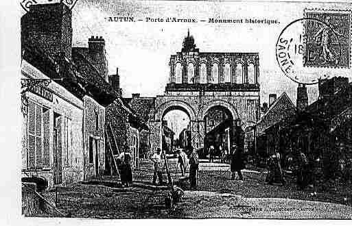 Ville de AUTUN Carte postale ancienne