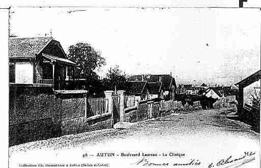 Ville de AUTUN Carte postale ancienne