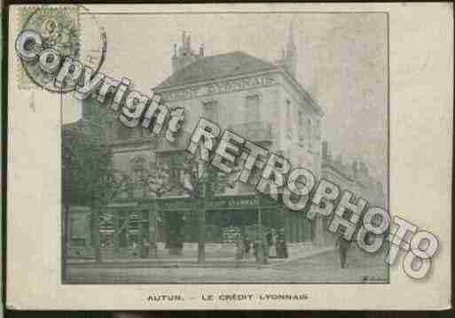 Ville de AUTUN Carte postale ancienne