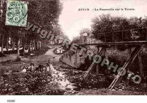 Ville de AUTUN Carte postale ancienne