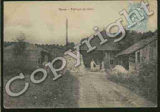 Ville de AUXON Carte postale ancienne