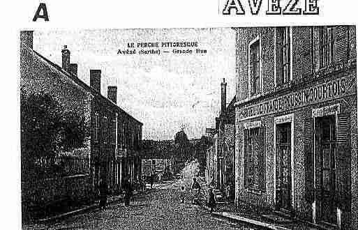 Ville de AVEZE Carte postale ancienne