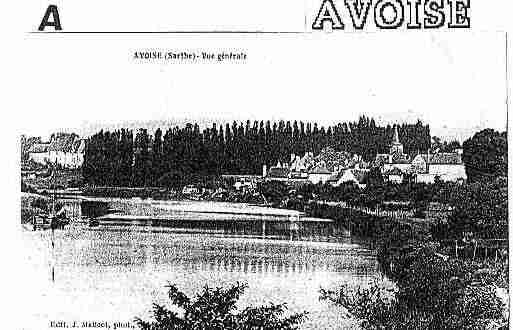 Ville de AVOISE Carte postale ancienne