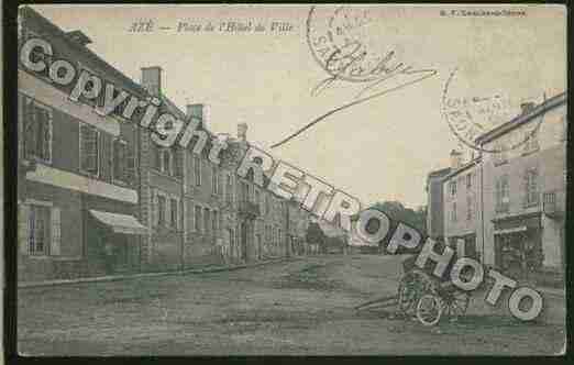 Ville de AZE Carte postale ancienne