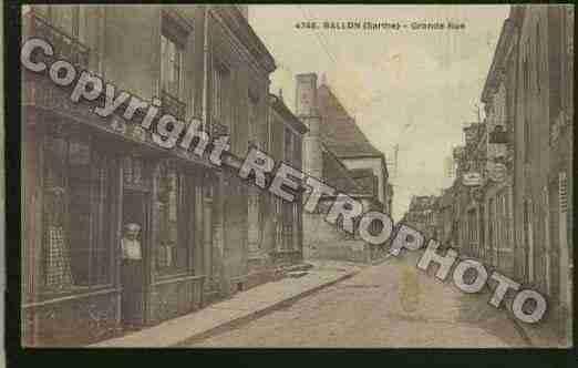 Ville de BALLON Carte postale ancienne