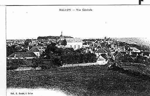 Ville de BALLON Carte postale ancienne