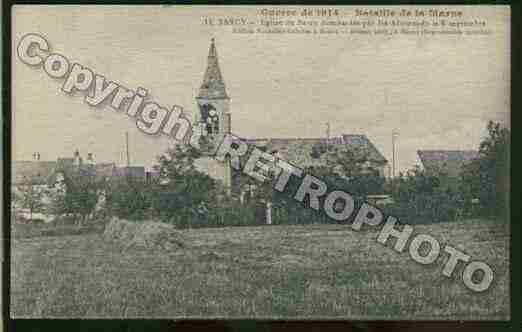 Ville de BARCY Carte postale ancienne