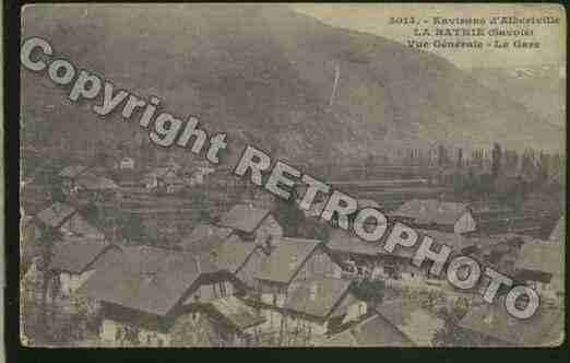 Ville de BATHIE(LA) Carte postale ancienne