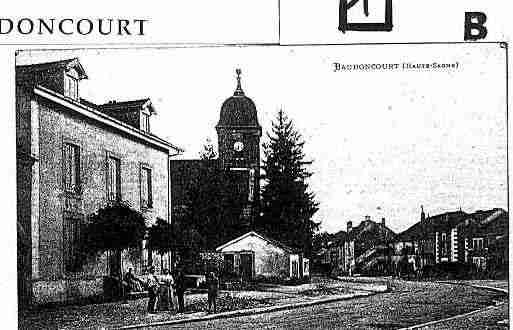 Ville de BAUDONCOURT Carte postale ancienne