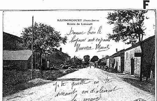 Ville de BAUDONCOURT Carte postale ancienne