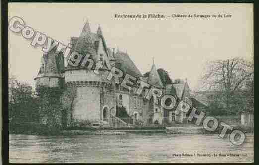 Ville de BAZOUGESSURLELOIR Carte postale ancienne