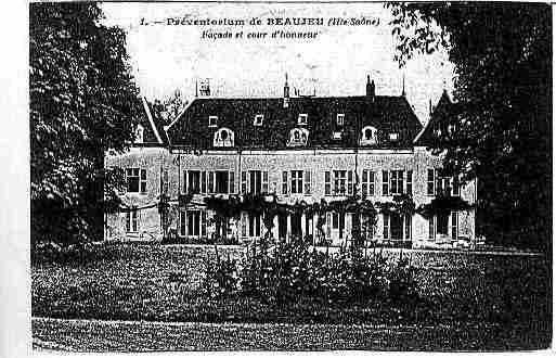 Ville de BEAUJEUSAINTVALLIERPIERREJUXETQUITTEUR Carte postale ancienne Ville de BEAUJEUSAINTVALLIERPIERREJUXETQUITTEUR Carte postale ancienne