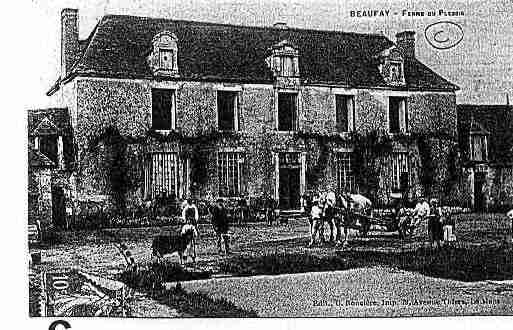 Ville de BEAUMONTPIEDDEBOEUF Carte postale ancienne