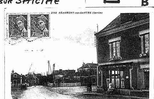 Ville de BEAUMONTSURSARTHE Carte postale ancienne