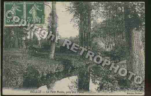 Ville de BELLOT Carte postale ancienne