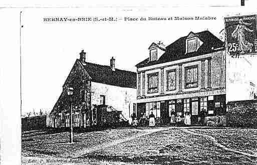 Ville de BERNAYVILBERT Carte postale ancienne