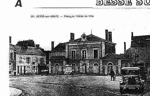 Ville de BESSESURBRAYE Carte postale ancienne