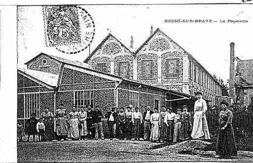 Ville de BESSESURBRAYE Carte postale ancienne