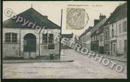 Ville de BETONBAZOCHES Carte postale ancienne