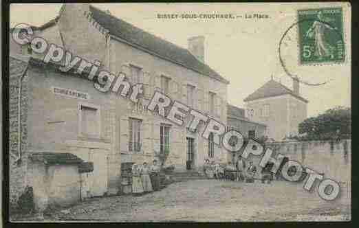 Ville de BISSEYSOUSCRUCHAUD Carte postale ancienne