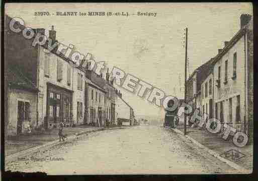 Ville de BLANZY Carte postale ancienne