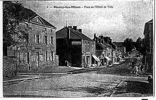 Ville de BLANZY Carte postale ancienne