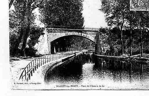 Ville de BLANZY Carte postale ancienne