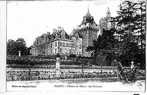 Ville de BLANZY Carte postale ancienne