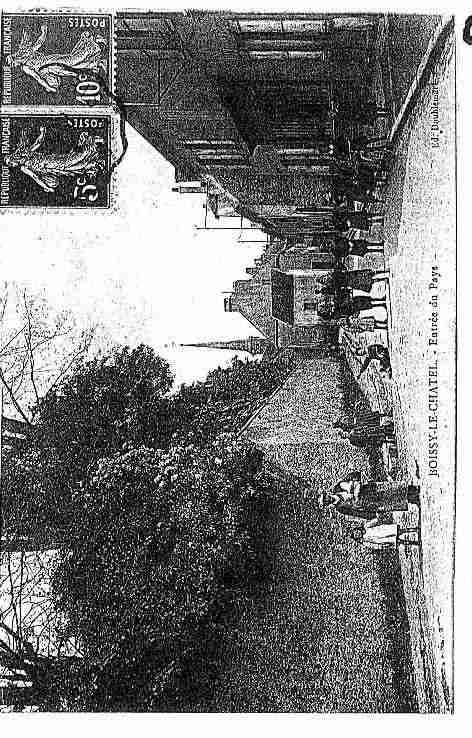 Ville de BOISSYLECHATEL Carte postale ancienne