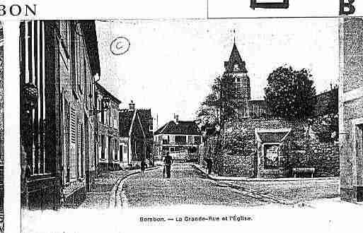 Ville de BOMBON Carte postale ancienne