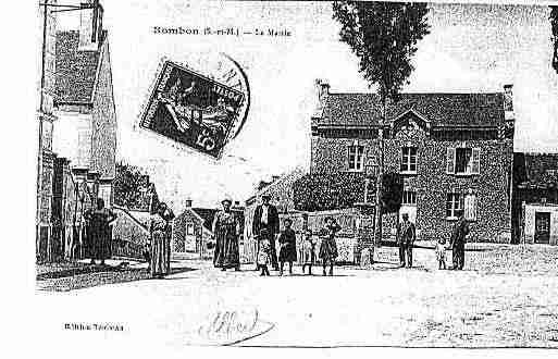 Ville de BOMBON Carte postale ancienne