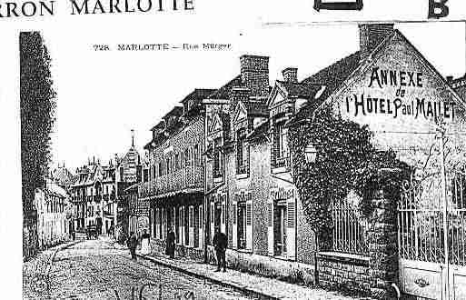 Ville de BOURRONMARLOTTE Carte postale ancienne