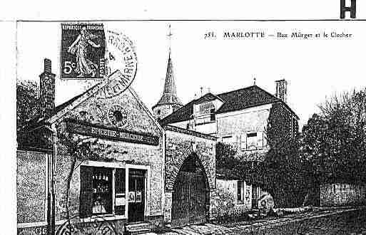 Ville de BOURRONMARLOTTE Carte postale ancienne