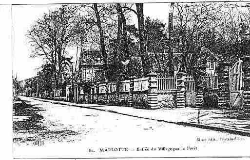 Ville de BOURRONMARLOTTE Carte postale ancienne
