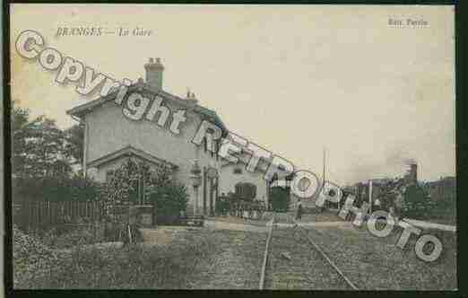 Ville de BRANGES Carte postale ancienne