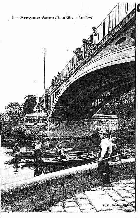 Ville de BRAYSURSEINE Carte postale ancienne