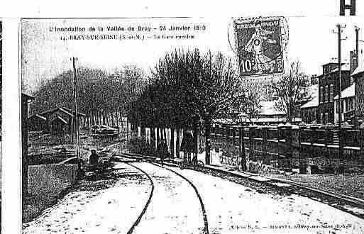 Ville de BRAYSURSEINE Carte postale ancienne