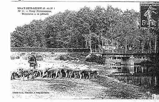 Ville de BRAYSURSEINE Carte postale ancienne