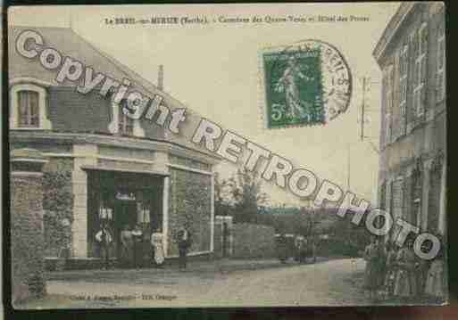 Ville de BREILSURMERIZE Carte postale ancienne