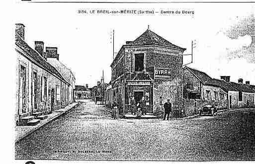 Ville de BREILSURMERIZE Carte postale ancienne