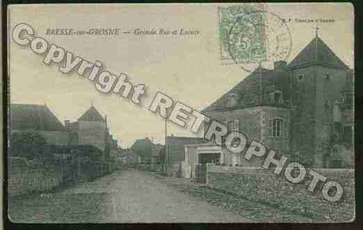 Ville de BRESSESURGROSNE Carte postale ancienne